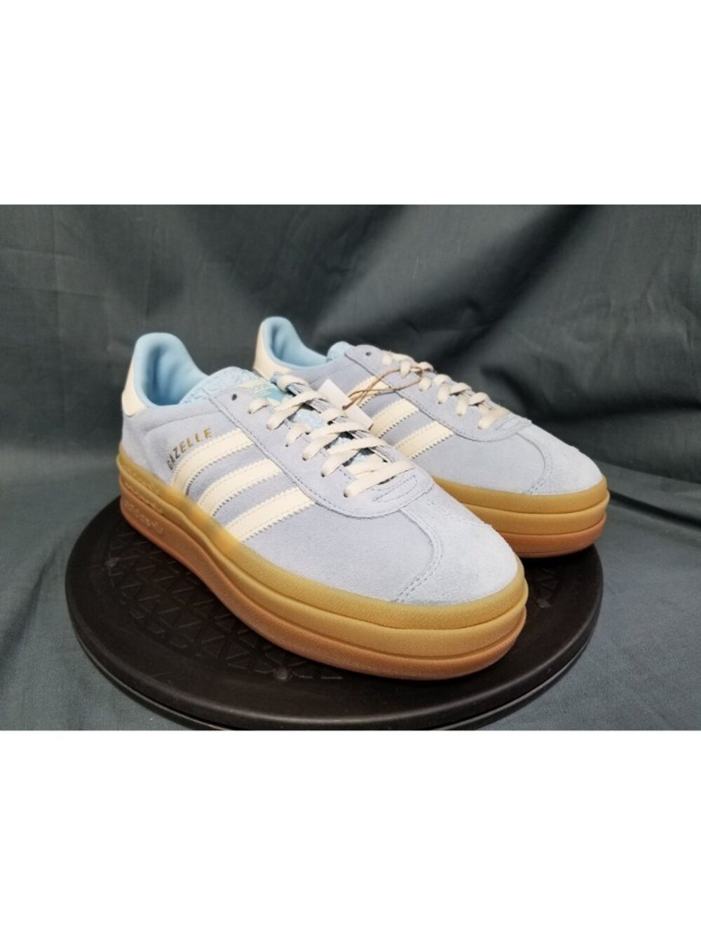 Adidas Gazelle Bold Clear Sky Cream JQ7776 Women's Size 6 NEW NO BOX! - Picture 10 of 11